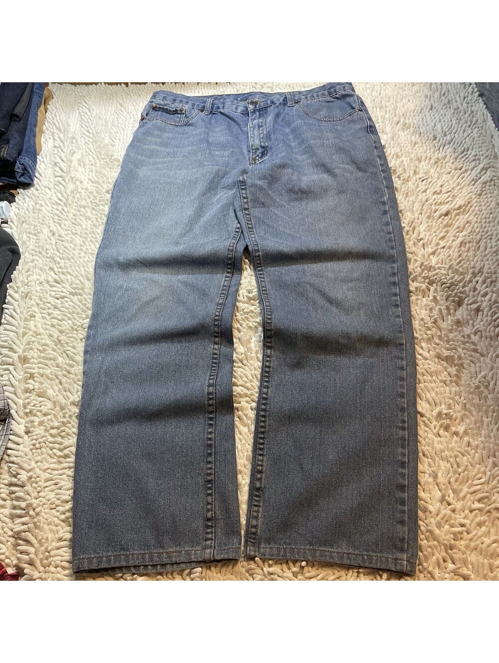 Vintage 90’s Levis 501 Jeans Size 36 x 30 Made in USA 1996 Light Wash Straight